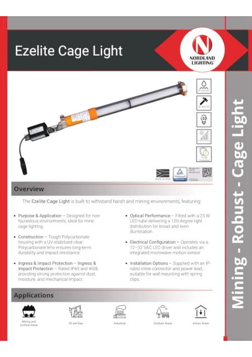 NL79 Nordland Ezelite Cage Light LED